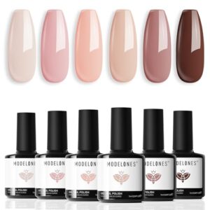 modelones Gel Nail Polish Kit -6 Colors