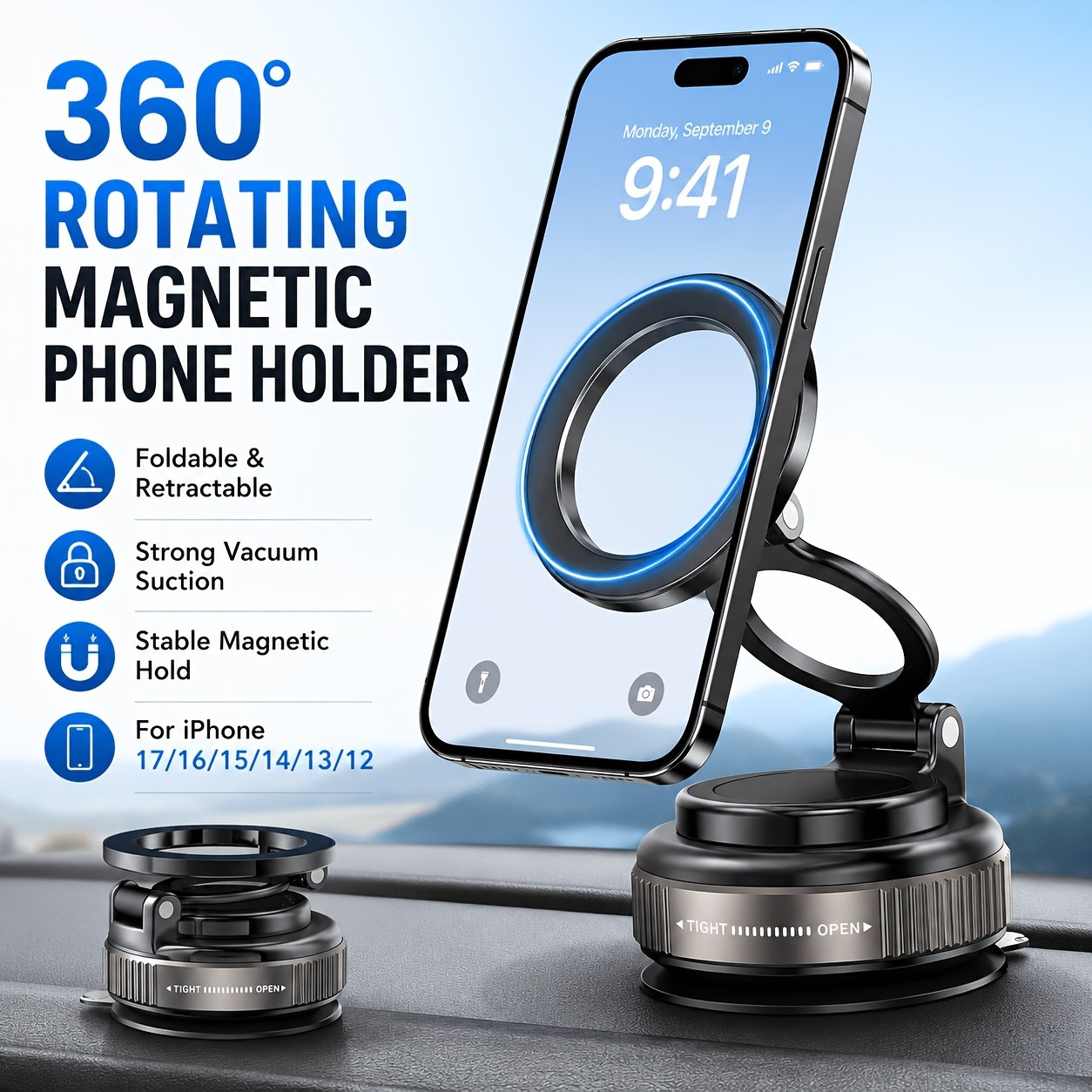 360° Magnetic Phone Holder