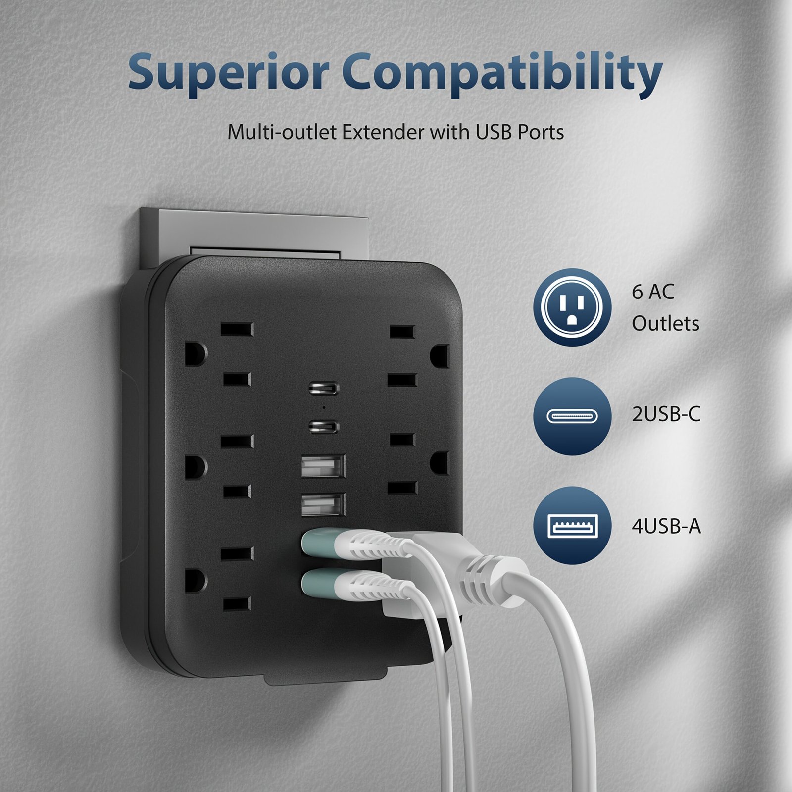 Multi-Device Travel Charging Adapter